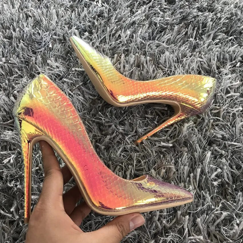 Snakeskin Elegance Heels