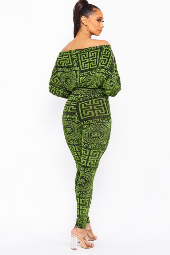 “Lucky” Medallion Jumpsuit